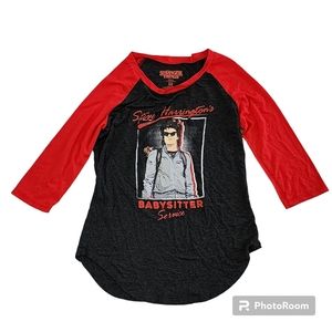 Stranger Things 3/4 sleeve shirt size XS